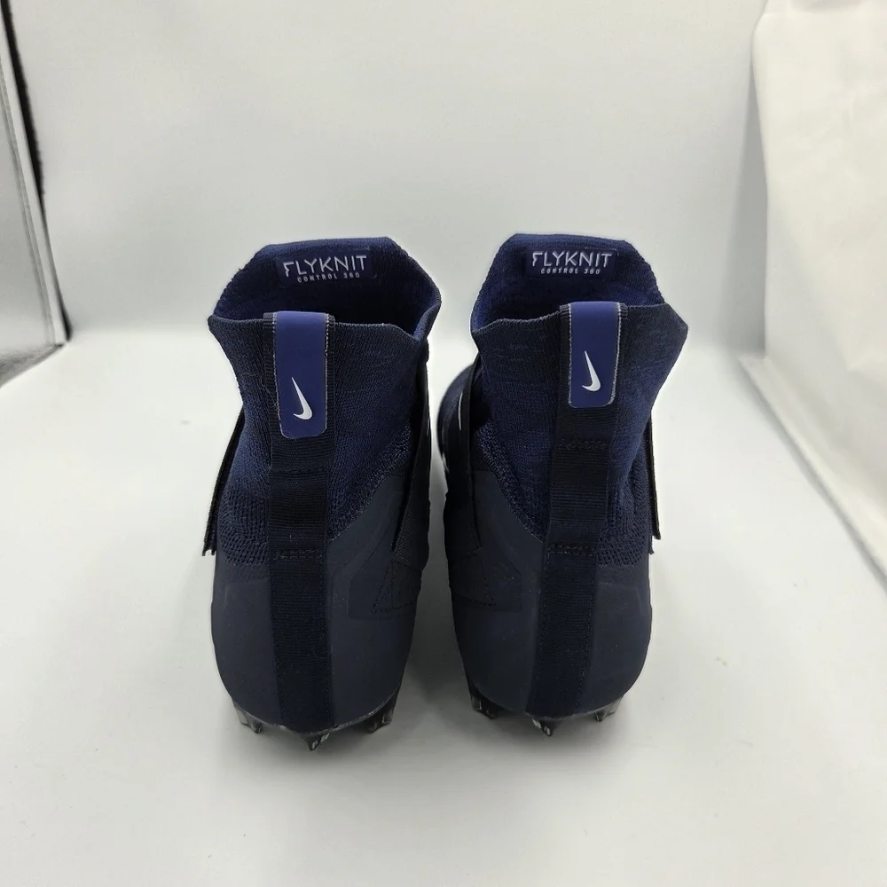 Nike Alpha Menace Elite 2 Flyknit Football CleatsMens 13.5 NWOT Navy BV 2077-401